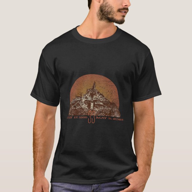 Stänk Splashy Log Ride Mountain Glöm aldrig 33 Y T Shirt (Framsida)