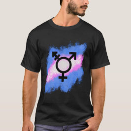 Stänk Transgender Flagga T Shirt