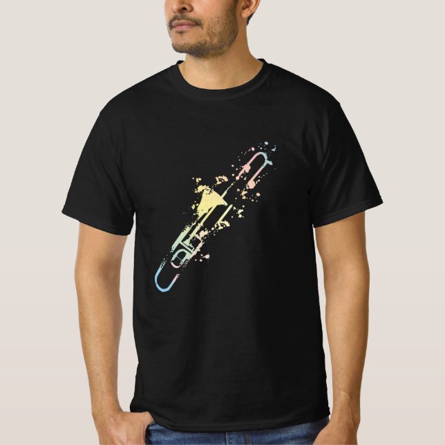Stänk Trombone T Shirt (Framsida)
