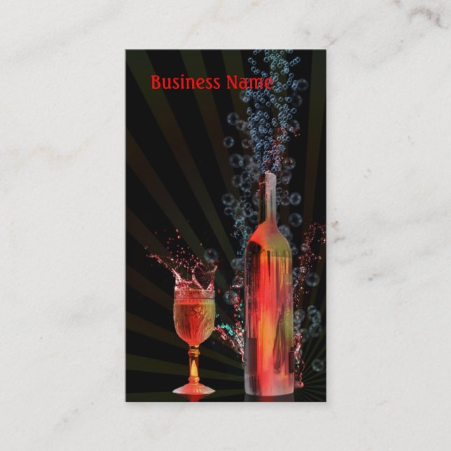 Stänk! Visitkort (Framsida)