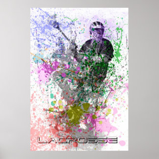 stänka lacrosse poster