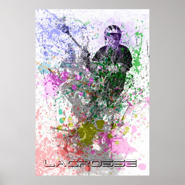 stänka lacrosse poster (Framsidan)