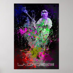 stänka lacrosse poster