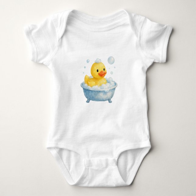 Stänkande Ankbadkar T Shirt (Framsida)