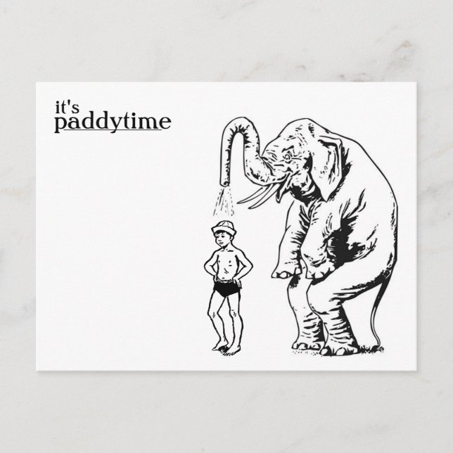 stänkbadvykort vykort (Framsida)