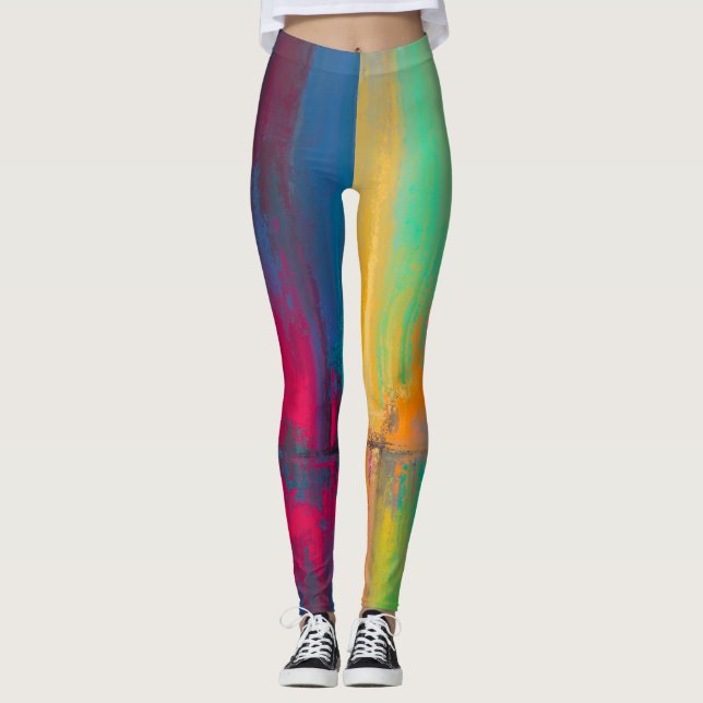 Stänkfärg Leggings (Framsida)