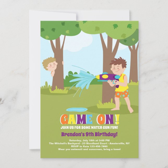 Stänkstridinbjudan Inbjudningar (Framsida)