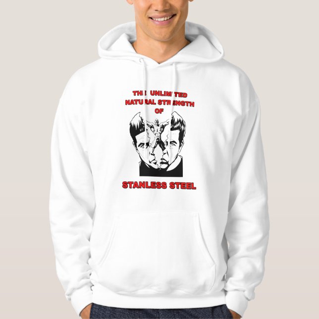 Stanless stålsätter hoodien sweatshirt (Framsida)