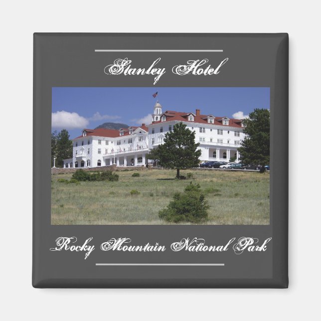 Stanley Hotel Estes Park Colorado Magnet (Framsidan)