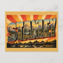 Stanley Idaho Alpina floddalstoppar konst