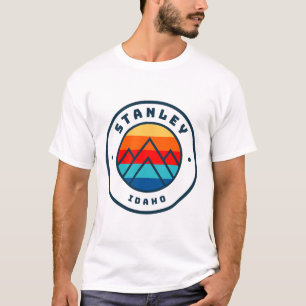 Stanley Idaho Skidåkning Snowboard Familjeskidor R T Shirt