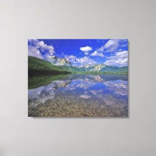 Stanley Lake i Sawtooth-bergen i Idaho Canvastryck