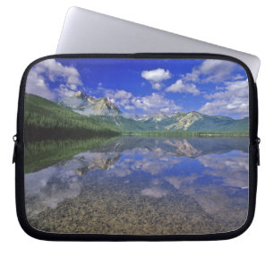 Stanley Lake i Sawtooth-bergen i Idaho Laptop Fodral