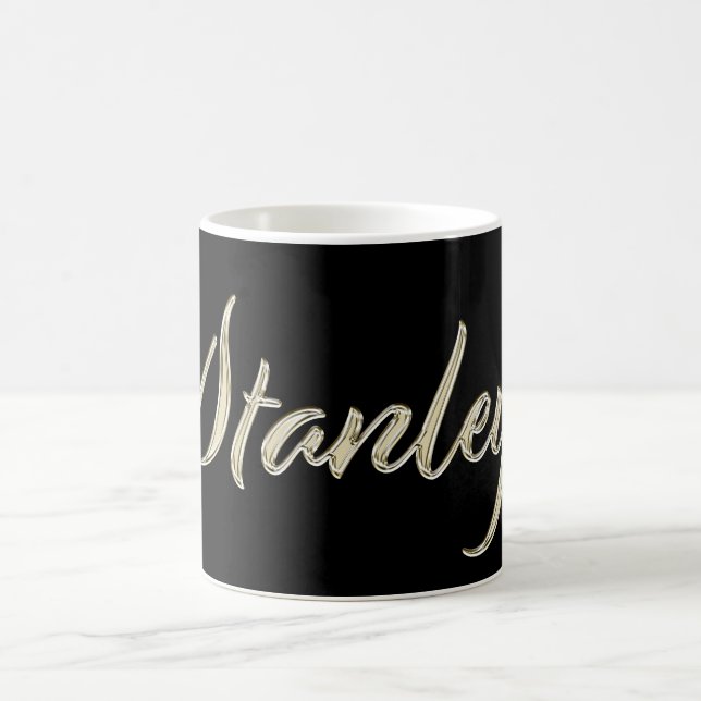 Stanley Name whitegold Tasse Teetasse Kaffeetasse Kaffemugg (Center)