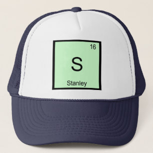 Stanley Namn Kemi Element Periodiska Systemet Truckerkeps