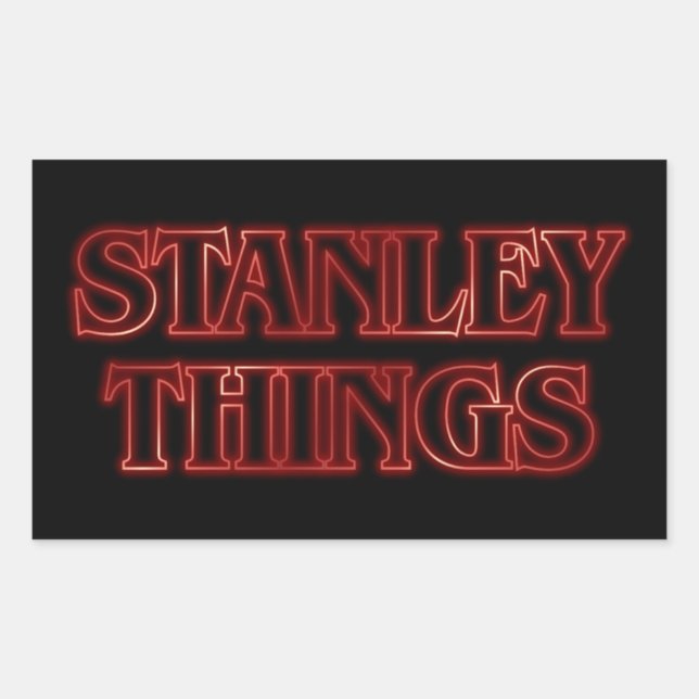Stanley Sak Rektangulärt Klistermärke (Framsida)