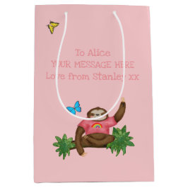 Stanley Sloth rosa personlig-presentväska