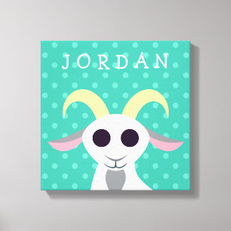 Stanley the Goat Canvastryck
