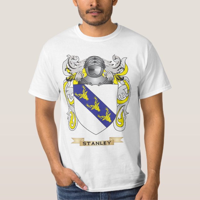 Stanley vapensköld (familjvapenskölden) tee shirt (Framsida)
