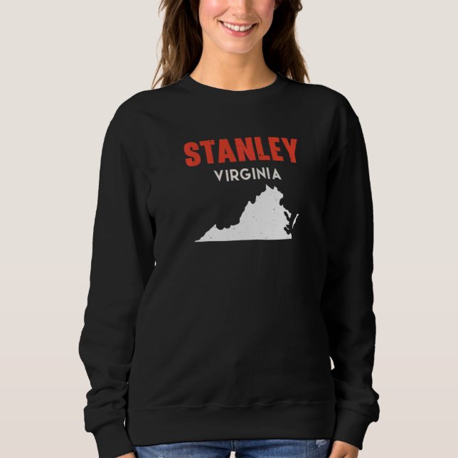 Stanley Virginia USA State America Travel Virginia T Shirt (Framsida)
