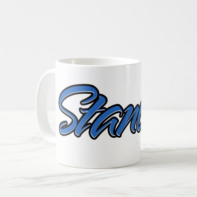 Stanley Vorname Name blue Tasse Kaffeetasse Kaffemugg (Framsida vänster)
