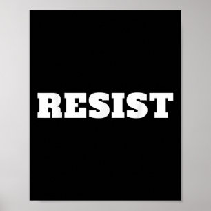 Stanna. Anti Trump #resist against Donald Trump Poster