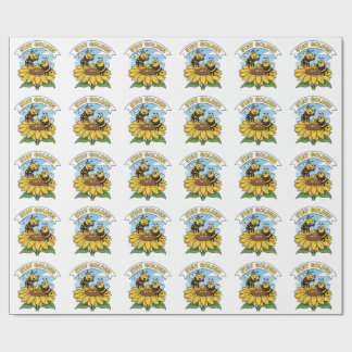 Stanna - Bee and Flower Illustration Presentpapper