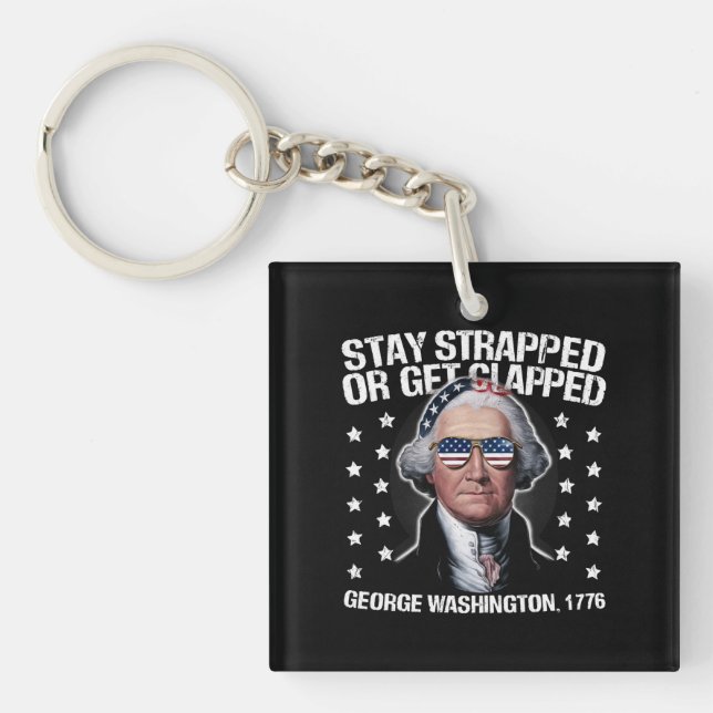 Stanna Beväpnade Eller Bli Klappade George Washing (Framsidan)