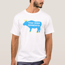 Stanna blå Babe Blue Ox T Shirt