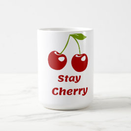 Stanna Cherry Cute Cherry Mugg för kaffe och Tea K