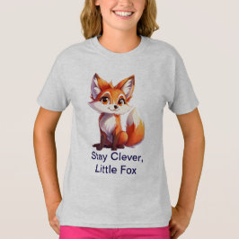 Stanna Clever Little Fox - Cute Girls’ Fox T-Shirt
