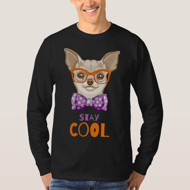 Stanna Coola Chihuahua T Shirt (Framsida)