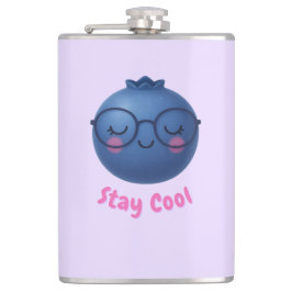 Stanna Coola - Cute TropiCool-design för blåbär Fickplunta