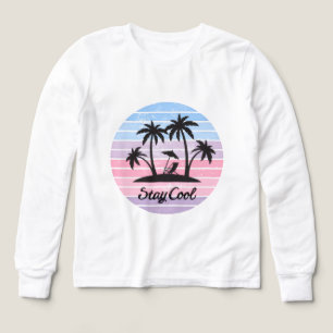 Stanna Coola Sommar T-Shirt-design T Shirt