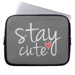 Stanna Cute Laptop sleeve, Grått Sleeve