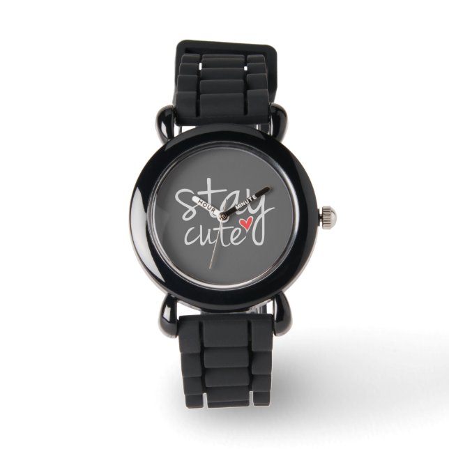 Stanna, Cute Watch, Grått Armbandsur (Framsida)