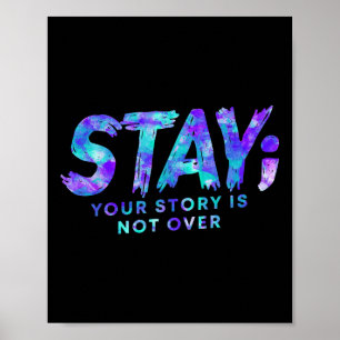 Stanna där du är inte över självmordsförebyggande poster