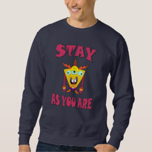 Stanna där du är lång ärmad tröja