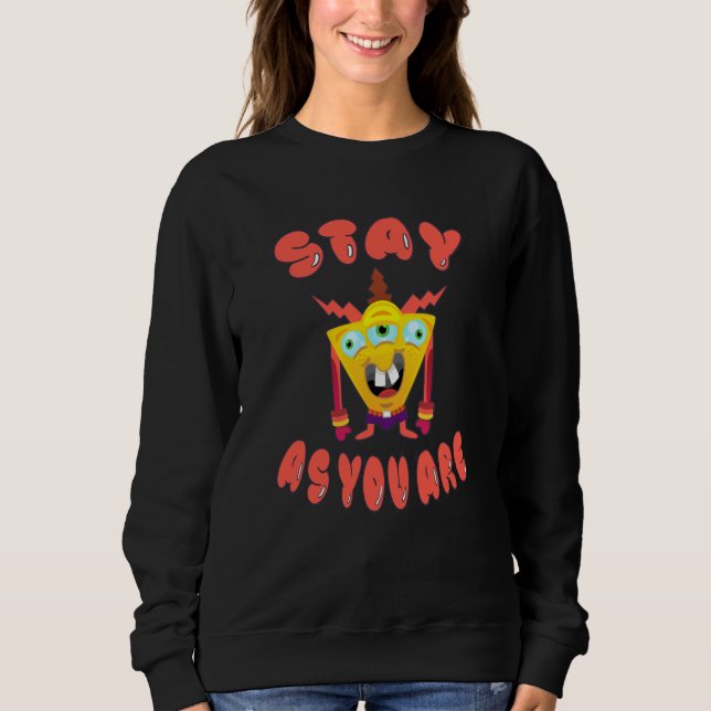 Stanna där du är t shirt (Framsida)