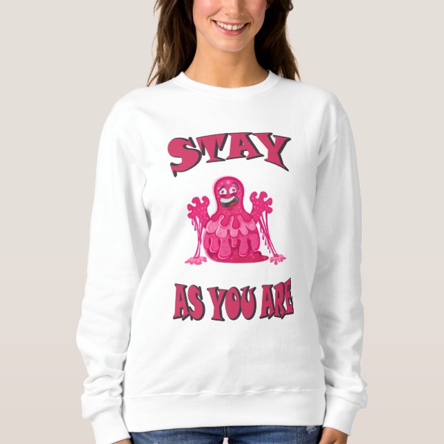 Stanna där du är t shirt (Framsida)