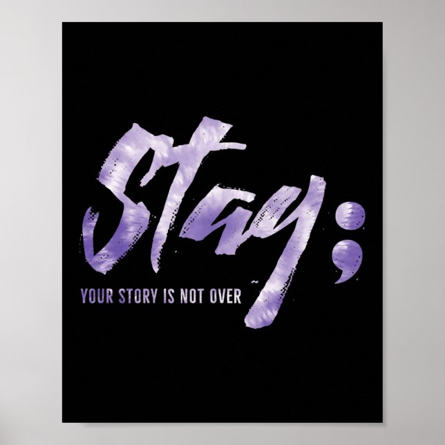 Stanna där du inte är för mycket av psykisk självm poster (Framsidan)