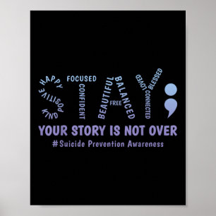 Stanna där du inte är för mycket av psykisk självm poster