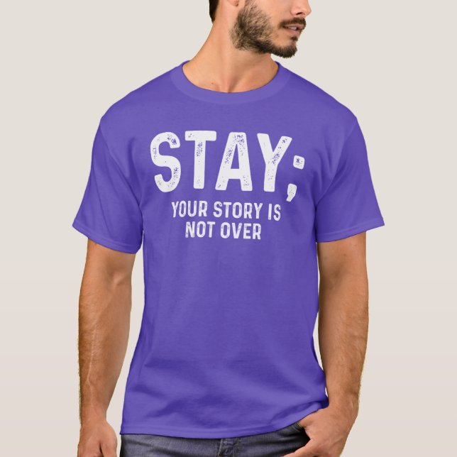 Stanna där du inte är t shirt (Framsida)
