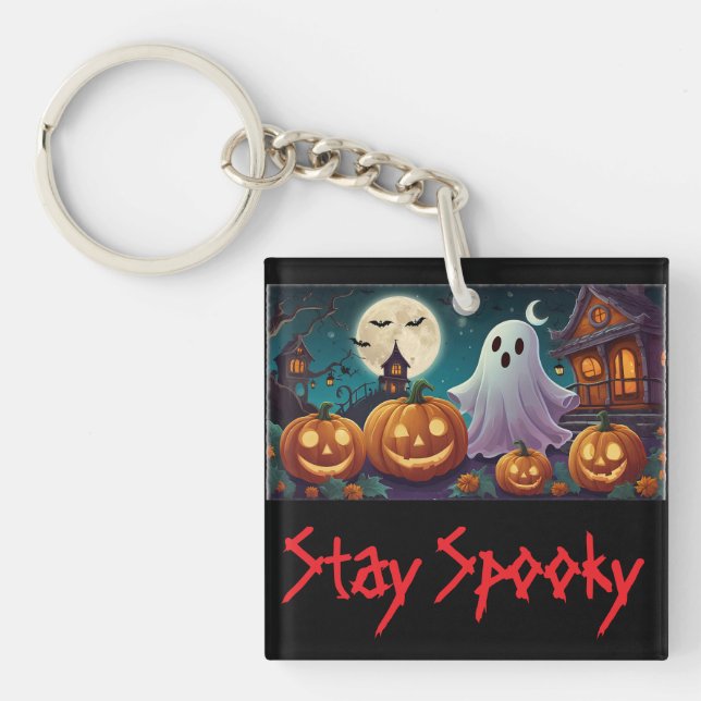 Stanna där, Halloween Spöken och Pumpkins (Framsidan)