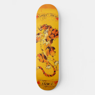 Stanna där inne på TIGER-tavlan Old School Skateboard Bräda 18 Cm