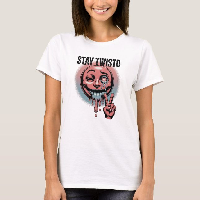 Stanna där t shirt (Framsida)