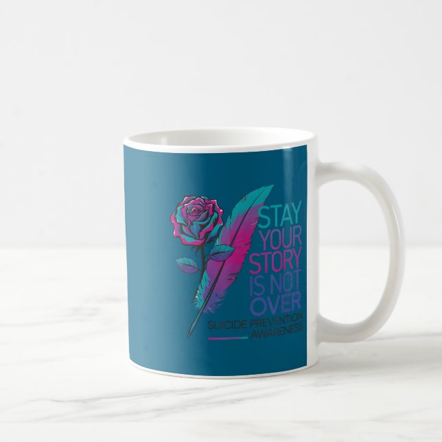 Stanna din berättelse är inte över förebyggande av kaffemugg (Höger)
