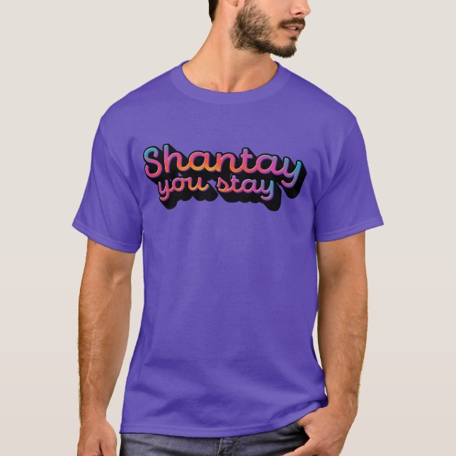 Stanna, du får stanna t shirt (Framsida)