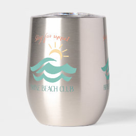 Stanna för solnedgång Brine Beach Club Rostfritt k