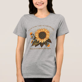 "Stanna för solrosorna" förebyggande av självmord T Shirt